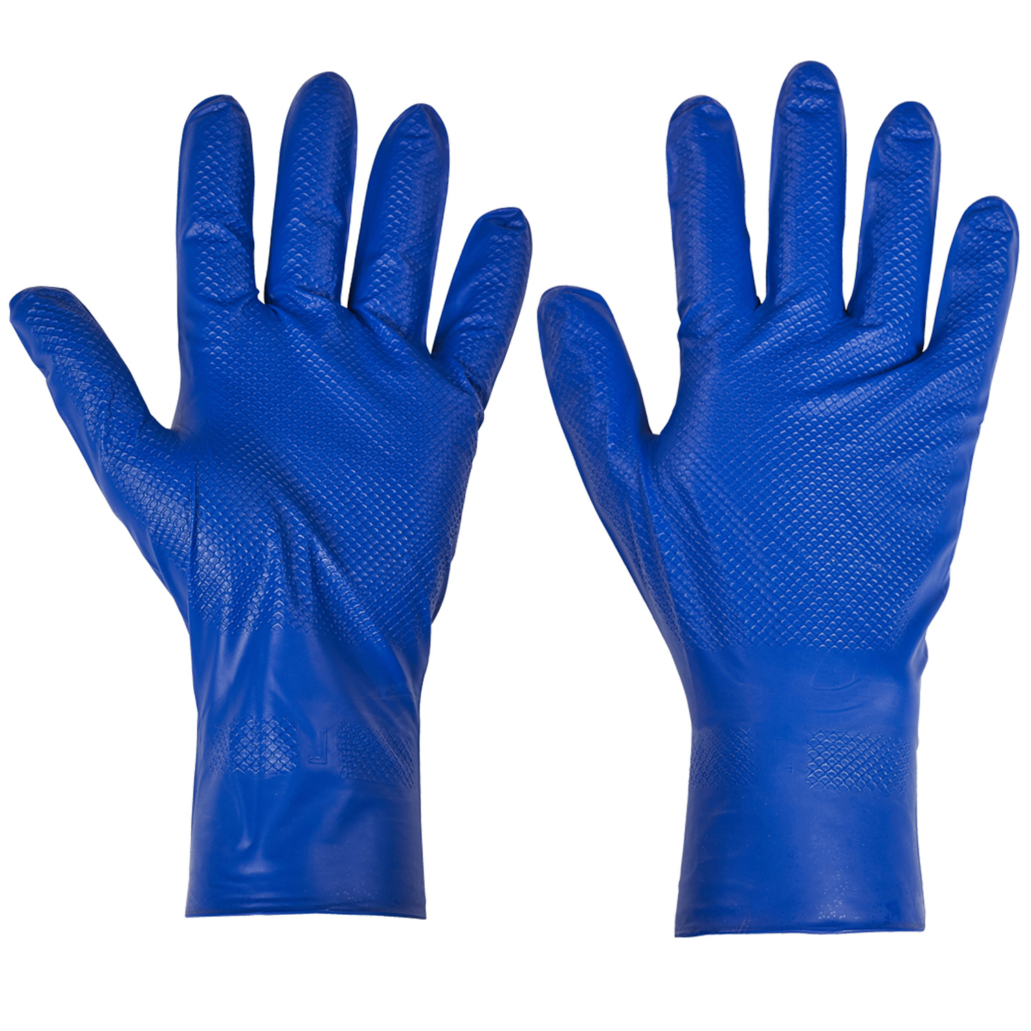 PG-900 Blue Fish Scale Nitrile Disposable Glove