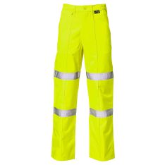 Supertouch Hi Vis Yellow 2 Band Ballistic Trousers
