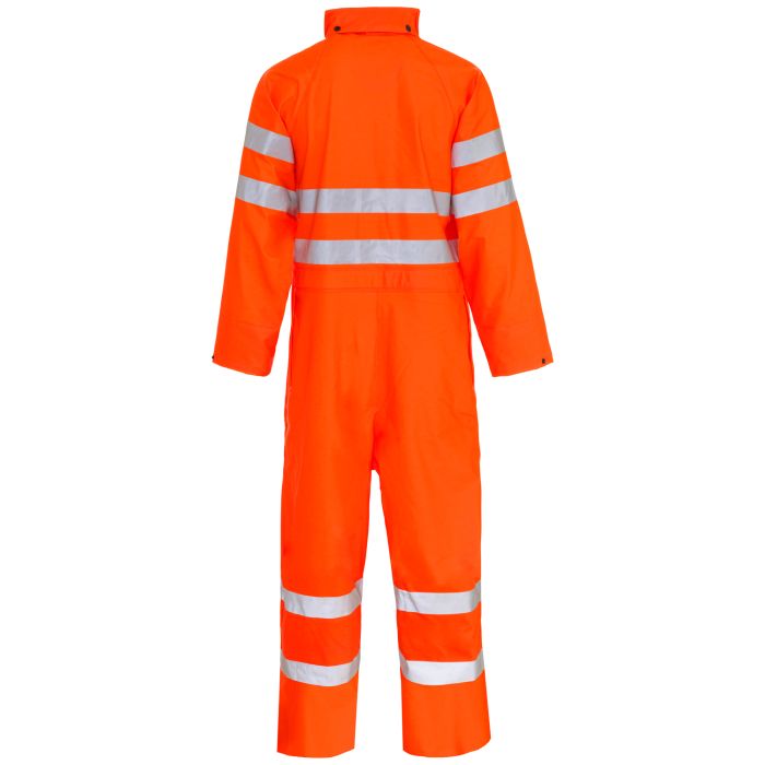 Stormflex Hi Vis Orange PU Coverall