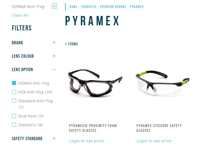 Pyramex Filters